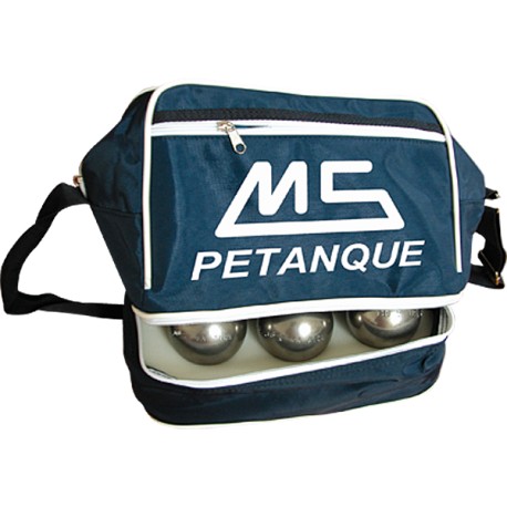 SAC PETANQUE 2 TRIPLETTES BLEU