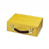 Coffret bois 6 boules la boule bleue