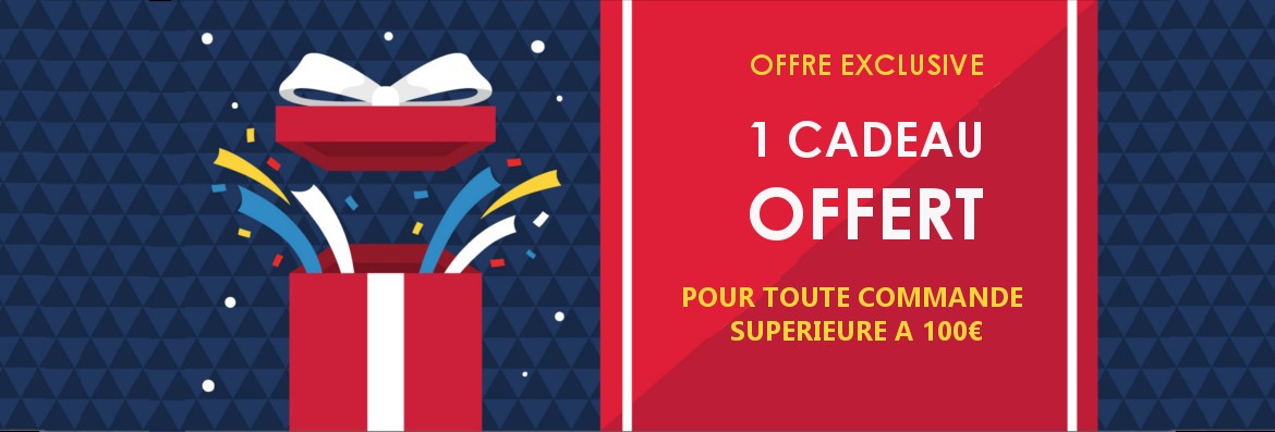 Offre exclusive - Cadeau offert dès 100€ d'achat